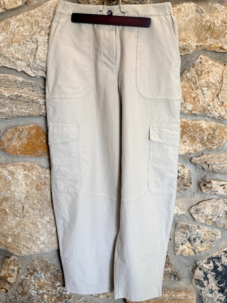 Lululemon Utilitech Cargo High Rise Pocket Pant 28 Cream Beige Athleisure